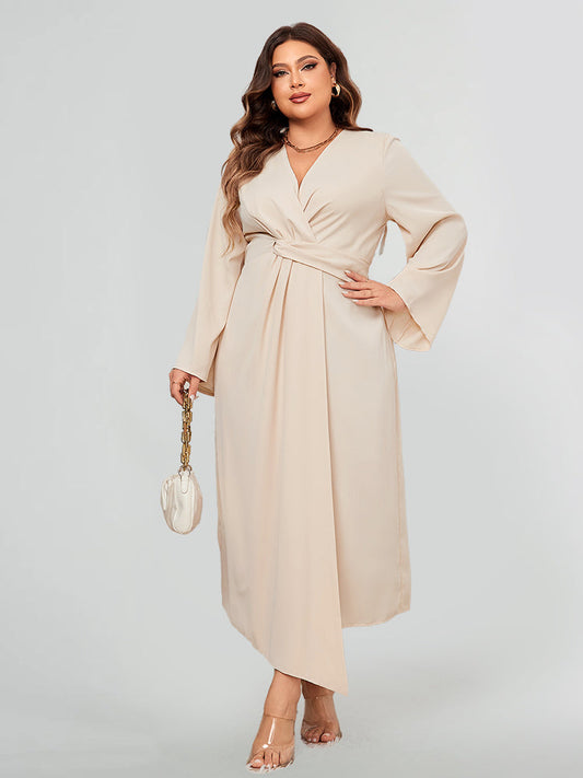 Elegantes Wickelkleid mit Twisted-Front