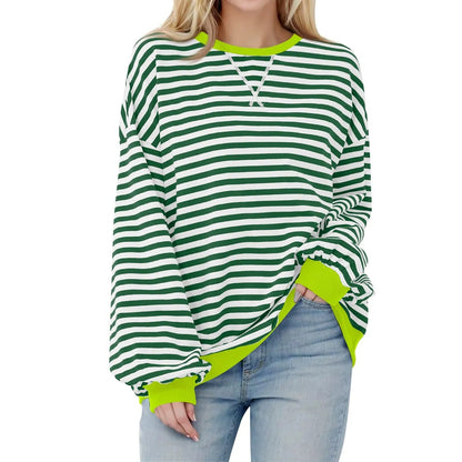 Julia -| Gestreiftes överdimensionerad tröja med pullover